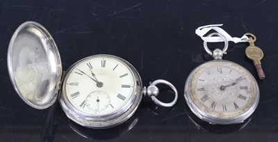 Lot 394 - A mid-Victorian silver gent's cased full...