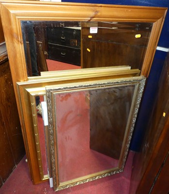 Lot 1122 - Four various contemporary rectangular framed...