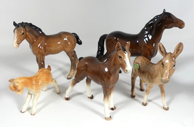 Lot 178 - A collection of Beswick pottert figures, to...