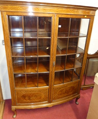 Lot 1129 - An Edwardian mahogany and further rosewood...