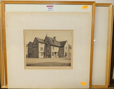 Lot 1026 - Alfred Blundell (1883-1968) - Old Houses, St...