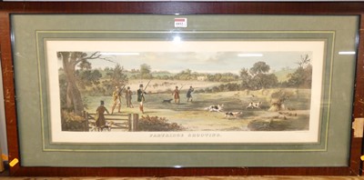 Lot 1032 - T. Sutherland - Grouse shooting, a set of four...