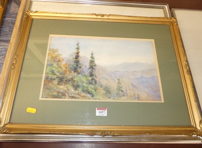 Lot 1057 - E.L. Fishbourne - Himalayan landscape,...