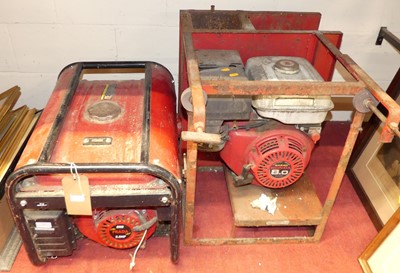 Lot 1060 - A Prada 6500 5.5hp petrol generator; together...