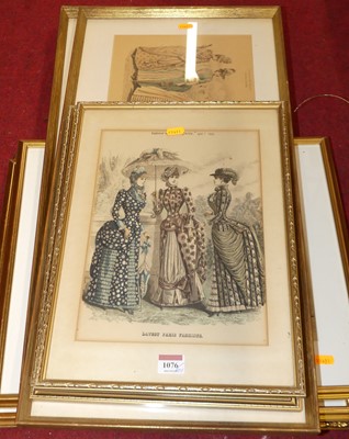 Lot 1076 - Assorted pictures and prints, to include...