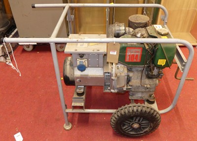 Lot 1174 - A portable diesel driven generator