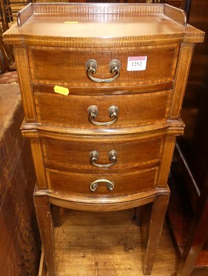 Lot 1252 - A made-up Edwardian and later mahogany and...