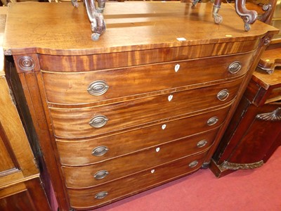 Lot 1258 - A circa 1830s probably Scottish mahogany...