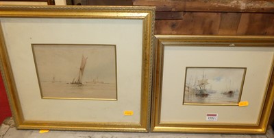 Lot 1102 - Albert Marks- Sailing vessels returning to...