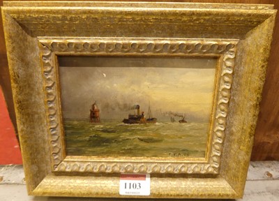 Lot 1103 - Early 20th century English school - trawlers...