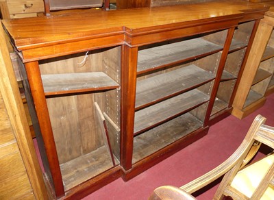 Lot 1268 - A 19th century mahogany breakfront...