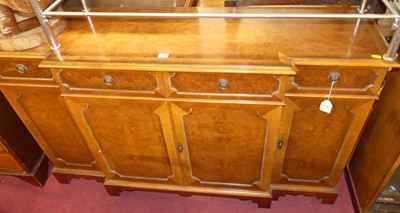 Lot 1279 - A contemporary figured walnut and crossbanded...