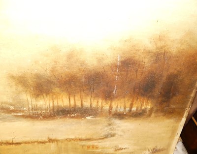 Lot 1100 - Douglas Carr - Evening on the River Ore, oil,...