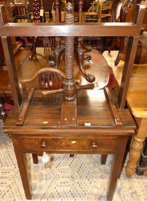 Lot 1290 - A 19th century and later mahogany bookpress...