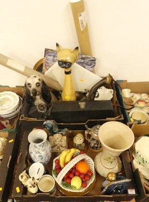 Lot 597 - Two boxes of miscellaneous items to include...