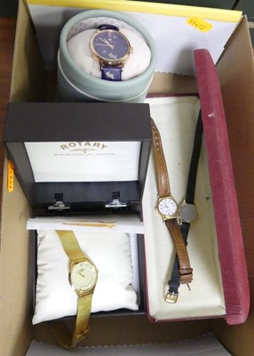 Lot 429 - Four various ladies fashion watches to include...