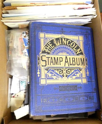 Lot 430 - A Schoolboy stamp album, sundry contents...