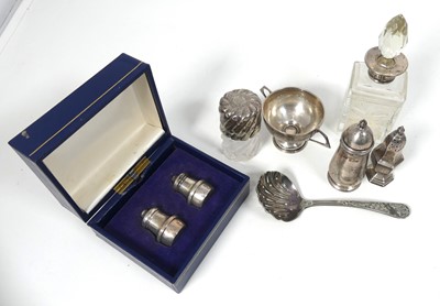 Lot 282 - A collection of silver items, to include...