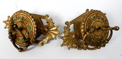 Lot 464 - A pair of Victorian gilt metal aesthetic...