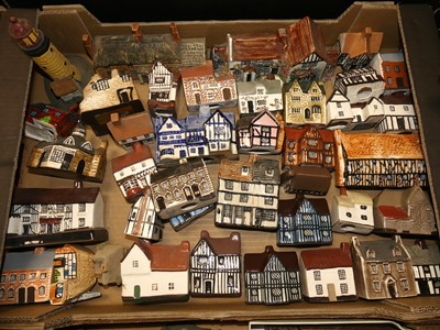 Lot 537 - A selection of ceramic town houses, by various...