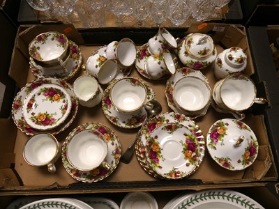 Lot 539 - A collection of Old Country Roses tea wares