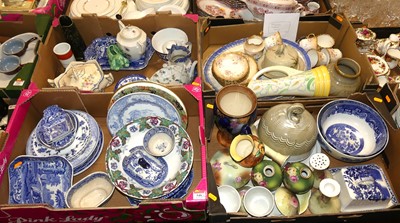 Lot 540 - Four boxes of miscellaneous ceramics and...