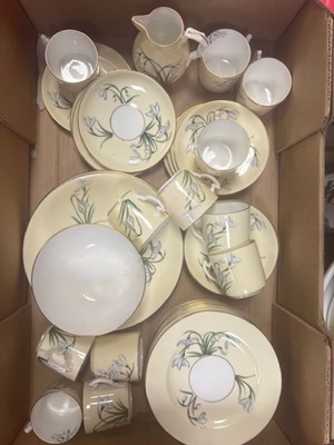 Lot 551 - A collection of various Victorian tea wares...