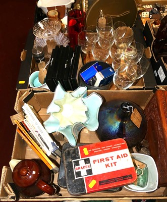 Lot 559 - Two boxes of miscellaneous items to include...