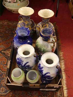 Lot 577 - A collection of continental vases to include...