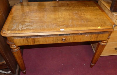 Lot 1417 - A 19th century Continental figured walnut and...