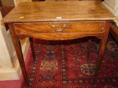 Lot 1459 - An early 19th century mahogany single drawer...