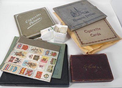 Lot 500 - Cigarette cards, mainly in albums, to include...