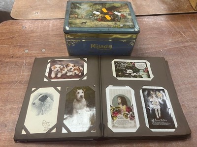 Lot 505 - A collection of Edwardian and later postcards...