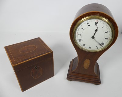 Lot 511 - An Edwardian mahogany cased and satinwood...