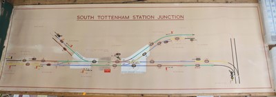 Lot 51 - South Tottenham Station Junction signal box...