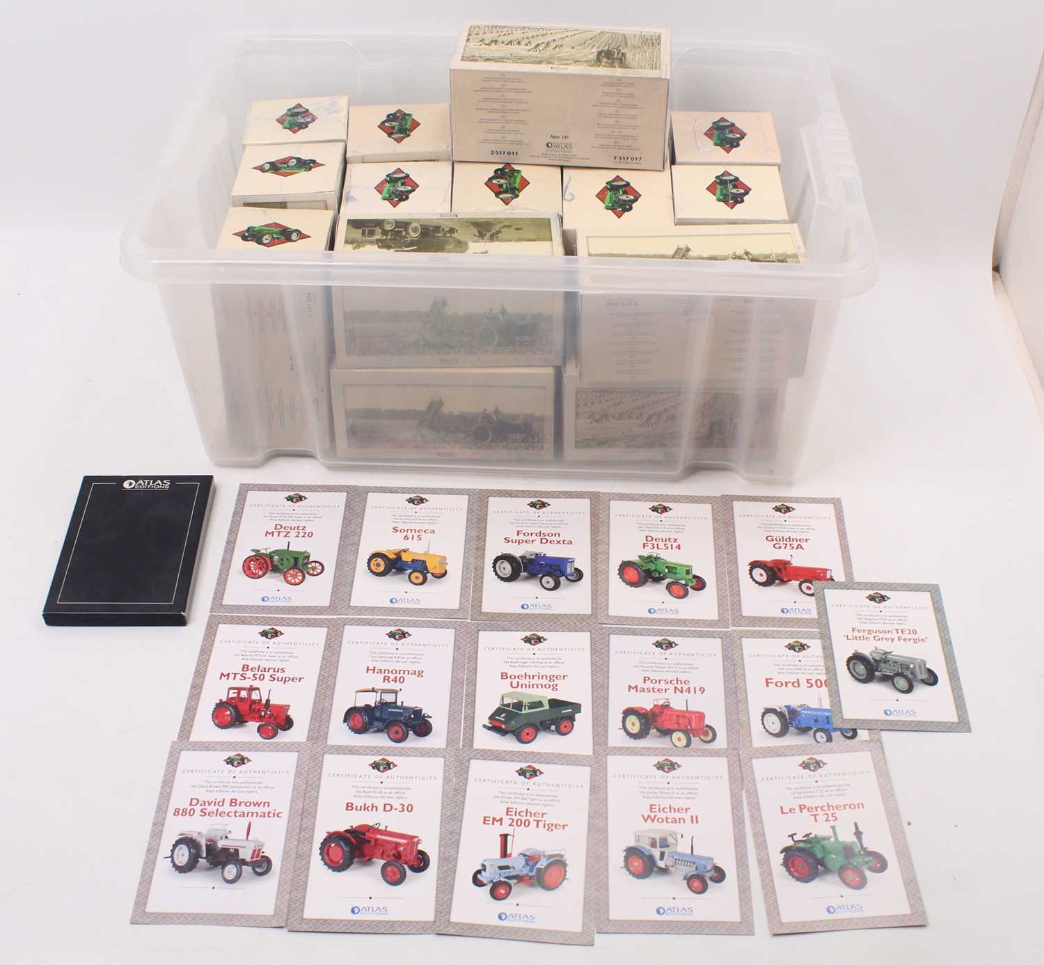 Lot 2011 - A collection of 16 various boxed Atlas edition...