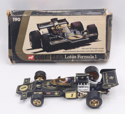 Lot 1582 - Corgi Toys 1/18 scale No. 190 JPS Lotus F1...