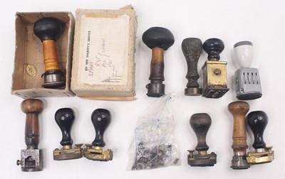 Lot 41 - A large collection of original railway rubber...