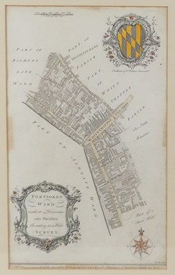 Lot 1284 - Benjamin Cole - a set of five mid-18th century...