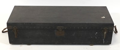 Lot A circa 1900 Louis Vuitton canvas and brass...