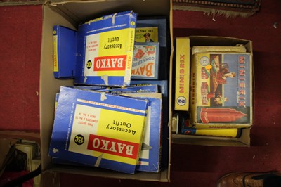 Lot 1531 - Two boxes containing a quantity of Bayko and...