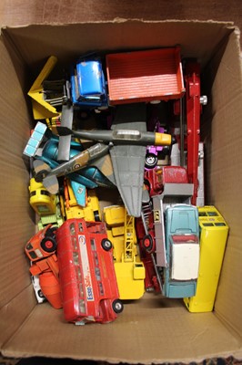 Lot 1536 - A good selection of mixed playworn diecast...