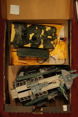 Lot 1552 - A quantity of plastic military toys and...