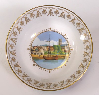 Lot 160 - A Royal Worcester porcelain bowl commemorating...