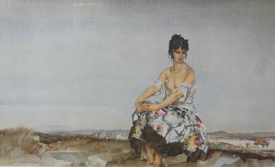 Lot 1005 - William Russell Flint - Mademoiselle Sophie,...