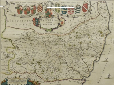 Lot 1017 - Johan Blaeu - Svffolcia Vernacule Svffolke,...