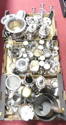 Lot 269 - A large collection of silver plated wares, to...