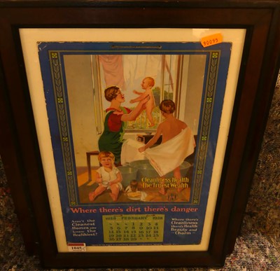 Lot 1045 - Framed advertising print for L&C Hardtmuth's...