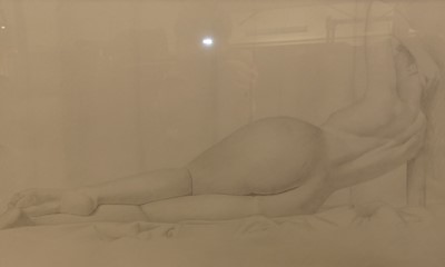 Lot 1021 - Contemporary school - Female nude, pencil, 34...