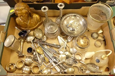 Lot 350 - A collection of silver plated wares, to...